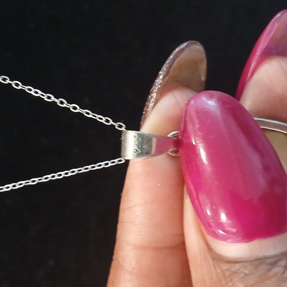 Beautiful sterling silver 925 necklace and pendant - Picture 3 of 4